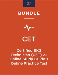 Stock photo representing Certified EKG Technician (CET) Online Study Guide 2.1 + Online Practice Test 2.1