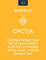 Stock photo representing Certified Patient Care Technician/Assistant (CPCT/A) Printed Study Guide + Online Practice Test 2.1
