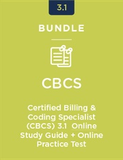 Stock photo representing Certified Billing & Coding Specialist (CBCS) Online Study Guide 3.1 + Online Practice Test 3.1