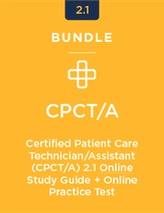 Stock photo representing Certified Patient Care Technician/Assistant (CPCT/A) Online Study Guide 2.1 + Online Practice Test 2.1