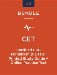 Stock photo representing Certified EKG Technician (CET) Printed Study Guide + Online Practice Test 2.1