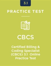 Stock photo representing Certified Billing & Coding Specialist (CBCS) Online Practice Test 3.1