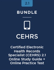 Stock photo representing Certified Electronic Health Records Specialist (CEHRS) Online Study Guide 2.1 + Online Practice Test 2.1