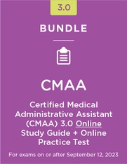 Stock photo representing Certified Medical Administrative Assistant (CMAA) Online Study Guide 3.0 + Online Practice Test 3.0