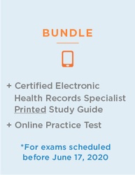 Stock photo representing Certified Electronic Health Records Specialist (CEHRS) Printed Study Guide + Online Practice Test
